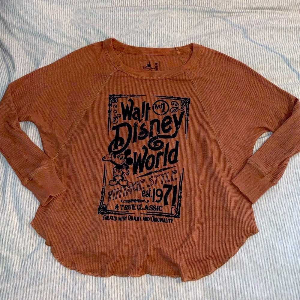 Disney World Long Sleeve Waffle Tee